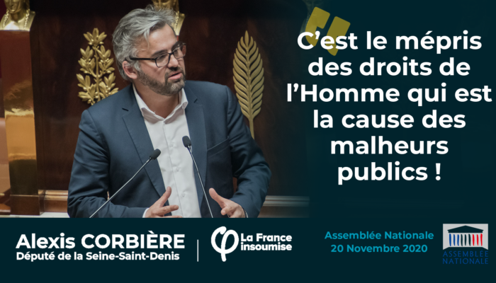 Intervention dans l’hémicycle sur la loi sécurité globale